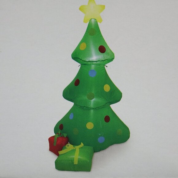 4 FT Inflatable Christmas Tree decoration - Picture 1 of 5